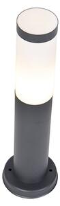 Antracitno siva stebrasta svetilka 45 cm IP44 - Rox