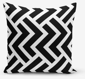 Prevleka za okrasno blazino Minimalist Cusion Covers Black White Geometrics Duro, 45 x 45 cm