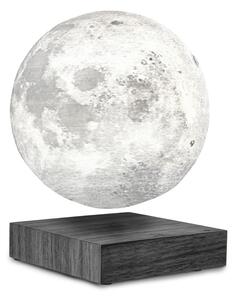 Črna LED namizna svetilka (višina 14 cm) Moon – Gingko