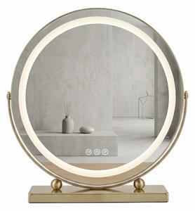 Stensko ogledalo LED MAKE-UP L.Gold 50 cm