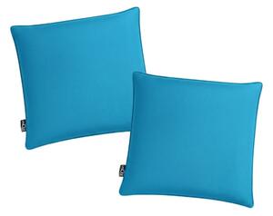 Set 2 kosov vrtna blazina CALINO 45x45 cm, azurno modra