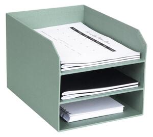 Zelen kartonast organizator za dokumente Trey Canvas Paper Laminate – Bigso