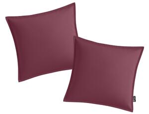 Set 2 kosov vrtna blazina EMPARO 50x50 cm, vinsko rdeča