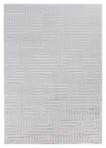 TKANA PREPROGA Sahara 140/200 cm tkano srebrne barve