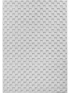 RAVNO TKANA PREPROGA HELIX 280/370 cm tkano srebrne barve