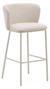 Bež barski stol (višina sedeža 75 cm) Ciselia – Kave Home