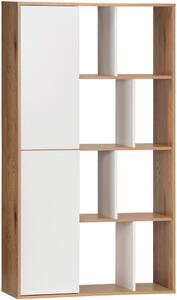 REGAL 90/159/29,5 cm naravne barve, bela