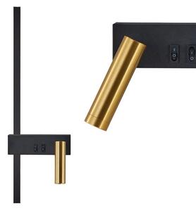 Stenska svetilka APP1439-W RIGHT BLACK GOLD