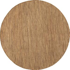 Rjava okrogla notranja in zunanja preproga ø 120 cm Mira 1450 – Ayyildiz Carpets