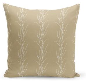 Okrasna blazina s polnilom Kate Louise Beige Nature Lines, 43 x 43 cm