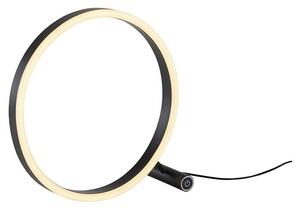Just Light LED namizna svetilka RITUS (13,5 W, Ø x V: 28,5 x 28,5 cm, Antracit, Toplo bela)
