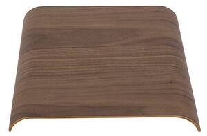 AYTMAYTM - Curva Wooden Tray/Top Panel L33xW32,4xH3,6 Walnut AYTM