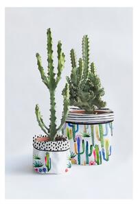 Komplet 2 tekstilnih prevlek za lončke Surdic Watercolor Cactus