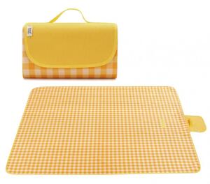 Zložljiva plažna podloga za piknik PIKNIX 145x200 cm - več barv Barva: Oranžna