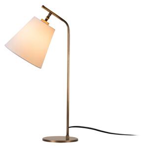 Bela/bronasta namizna svetilka (višina 67 cm) Salihini – Opviq lights