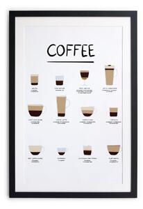 Plakat v okvirju Really Nice Things Coffee, 30 x 40 cm