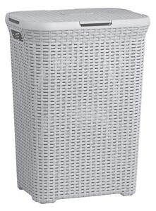 Svetlo siv koš za perilo Curver Hamper, 60 l