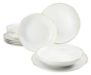 Creatable Jedilni Servis Allegra Goldband, 12-Delni