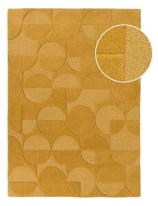 Rumena volnena preproga Flair Rugs Gigi, 200 x 290 cm