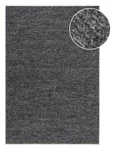 Temno siva ročno tkana preproga iz mešanice volne 160x230 cm Minerals – Flair Rugs