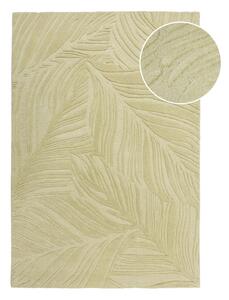 Zelena volnena preproga 200x290 cm Lino Leaf - Flair Rugs