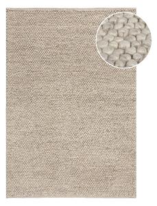 Svetlo siva ročno tkana preproga iz mešanice volne 80x150 cm Minerals – Flair Rugs