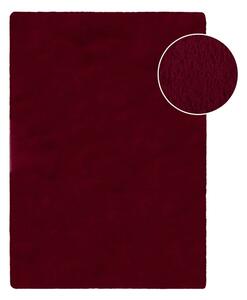 Bordo rdeče sintetično krzno 80x150 cm Ivy Luxury Fur – Flair Rugs