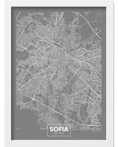 Plakat z okvirjem 40x55 cm Sofia – Wallity