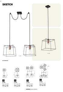 Redo 01-1265 - Lestenec na vrvici SKETCH 3xE27/42W/230V