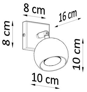 Sollux SL.0443 - Stenski reflektor OCULARE 1xGU10/10W/230V