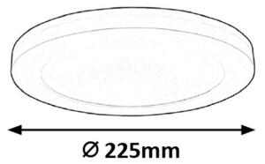 Rabalux 1489 - LED Stropna svetilka SONNET LED/18W/230V 23cm