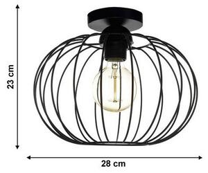 Nadgradni lestenec EARTH L 1xE27/60W/230V