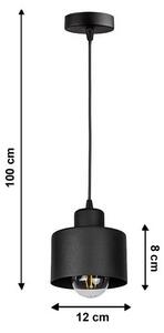 Lestenec na vrvici BODO 1xE27/60W/230V