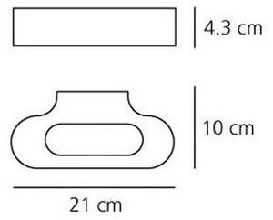 Artemide AR 0615030A - LED Stenska svetilka TALO 1xLED/20W/230V