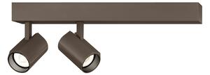 Wever & Ducré Lighting WEVER DUCRÉ LED-stropni reflektor Ceno bronasta, 2.700 K, 2-žarilni, zatemnjen, Bronasta / starinska medenina, Dnevna soba / jedilnica, Aluminij, Sodobni