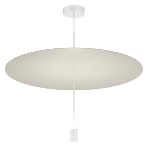 Wever & Ducré Lighting WEVER DUCRÉ LED-visoka svetilka Shedda Ø 70 cm, sivo-satenasta, 2700 K, zatemnjen, Siva, Dnevna soba / jedilnica, Aluminij, Sodobni