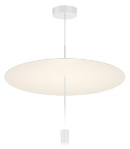 Wever & Ducré Lighting WEVER DUCRÉ LED-visoka svetilka Shedda Ø 55 cm, barva svetlobe 2700 K, zatemnjen, Bež, Dnevna soba / jedilnica, Aluminij, Sodobni