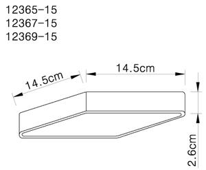 Globo 12367-15 - LED Stropna svetilka VITOS LED/15W/230V