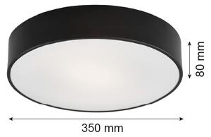 Argon 3570 - LED Stropna svetilka DARLING LED/25W/230V pr. 35 cm črna