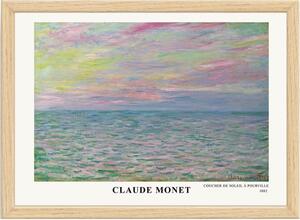 Plakat z okvirjem 45x35 cm Claude Monet – Wallity