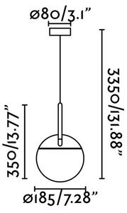 FARO 28375 - Lestenec na vrvici MINE 1xE27/40W/230V