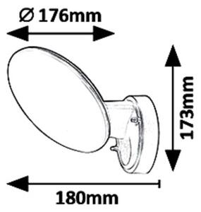 Rabalux 8134 - LED Zunanja stenska svetilka VARNA LED/12W/230V IP54