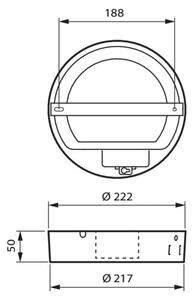 Philips - LED Kopalniška stropna svetilka LED/21W/230V IP44 3000K