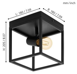 Eglo 98331 - Stropna svetilka SILENTINA 1xE27/40W/230V