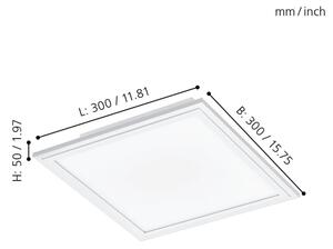 Eglo 32812 - LED Stropna svetilka SALOBRENA LED/16W/230V