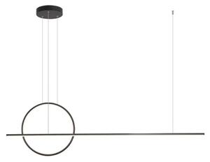 Redo 01-1735 - LED Zatemnitveni lestenec na vrvici GIOTTO LED/46W/230V črna