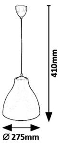 Rabalux 5060 - Lestenec na vrvici MORRIS 1xE27/40W/230V