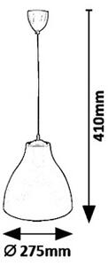 Rabalux 5058 - Lestenec na vrvici MORRIS 1xE27/40W/230V