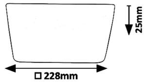 Rabalux 5374 - LED Vgradna svetilka OLEG LED/24W/230V