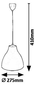 Rabalux 5059 - Lestenec na vrvici MORRIS 1xE27/40W/230V